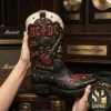 Oklahoma Sooners Premium Leather Western Cowboy Boots Oklahoma Sooners Premium Leather Western Cowboy Boots