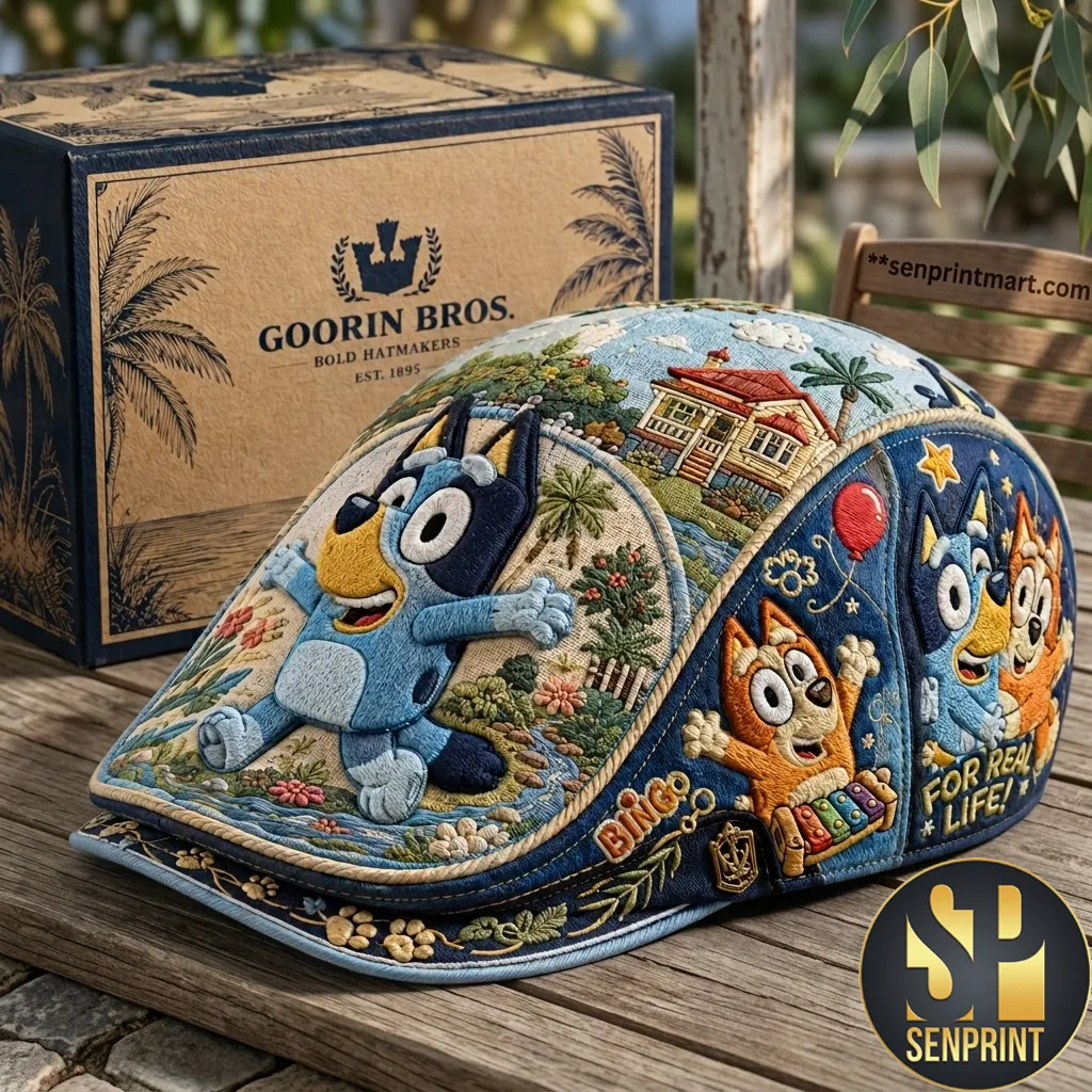 Goorin Bros Bluey For Real Life Premium Embroidered Cap