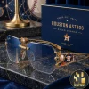 Harry Potter Hogwarts Crest Gold Rimless Sunglasses Harry Potter Hogwarts Crest Gold Rimless Sunglasses