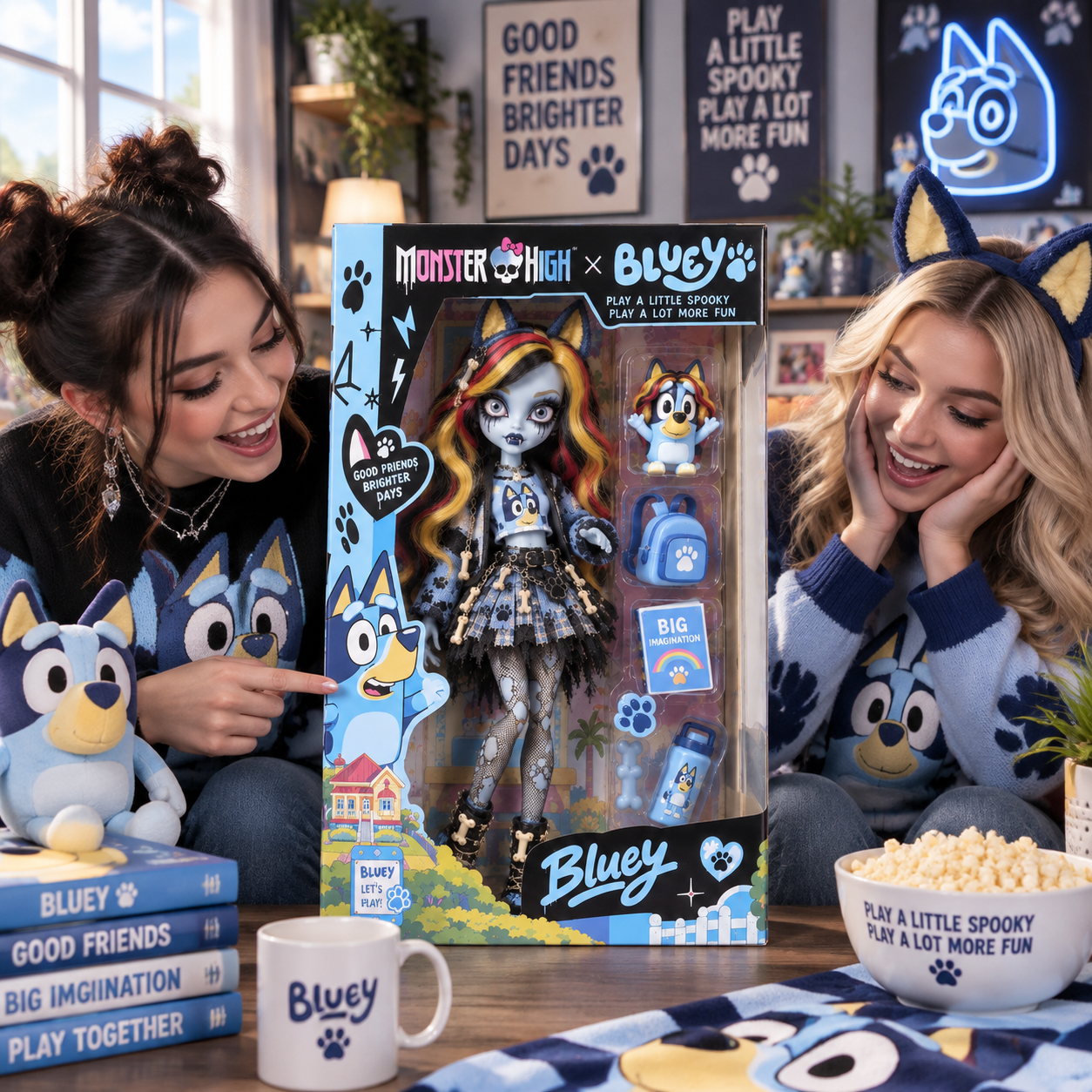 Monster High x Bluey Collaboration Limited Edition Spooky Fashion Collector Doll Monster High x Bluey Collaboration Limited Edition Spooky Fashion Collector Doll