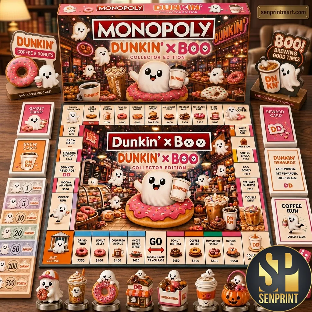 Dunkin X Boo Monopoly Collector Edition Board Game