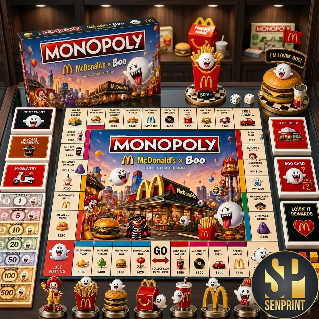 McDonald’s x Boo Monopoly Collector Edition Board Game
