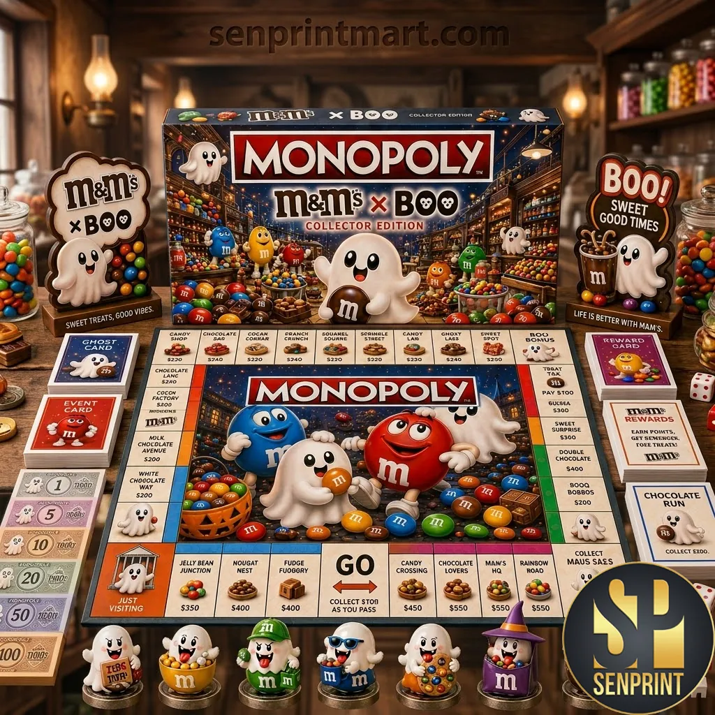 M&Ms x Boo Monopoly Collector Edition Board Game