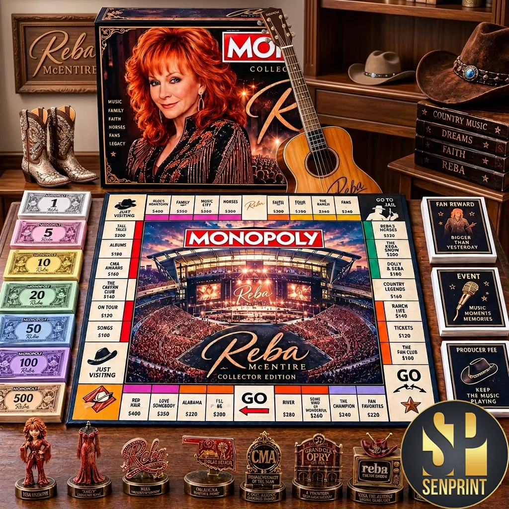 Reba McEntire Collector Edition Monopoly Country Music Board Game