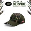 Georgia Bulldogs Salute to Service Military Camo Olive Green Fleece Pullover Hoodie