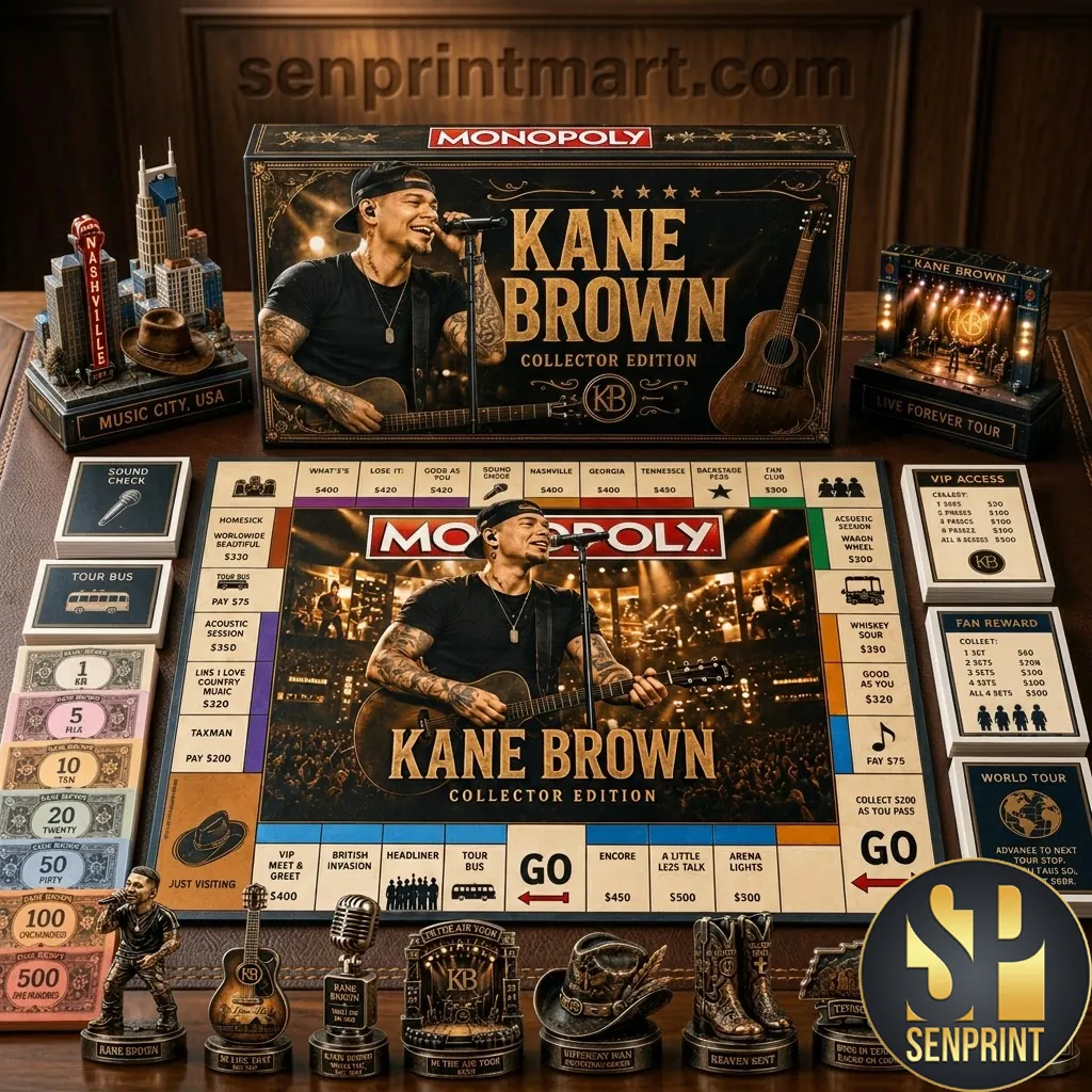 Kane Brown Collector Edition Monopoly Music Themed Board Game