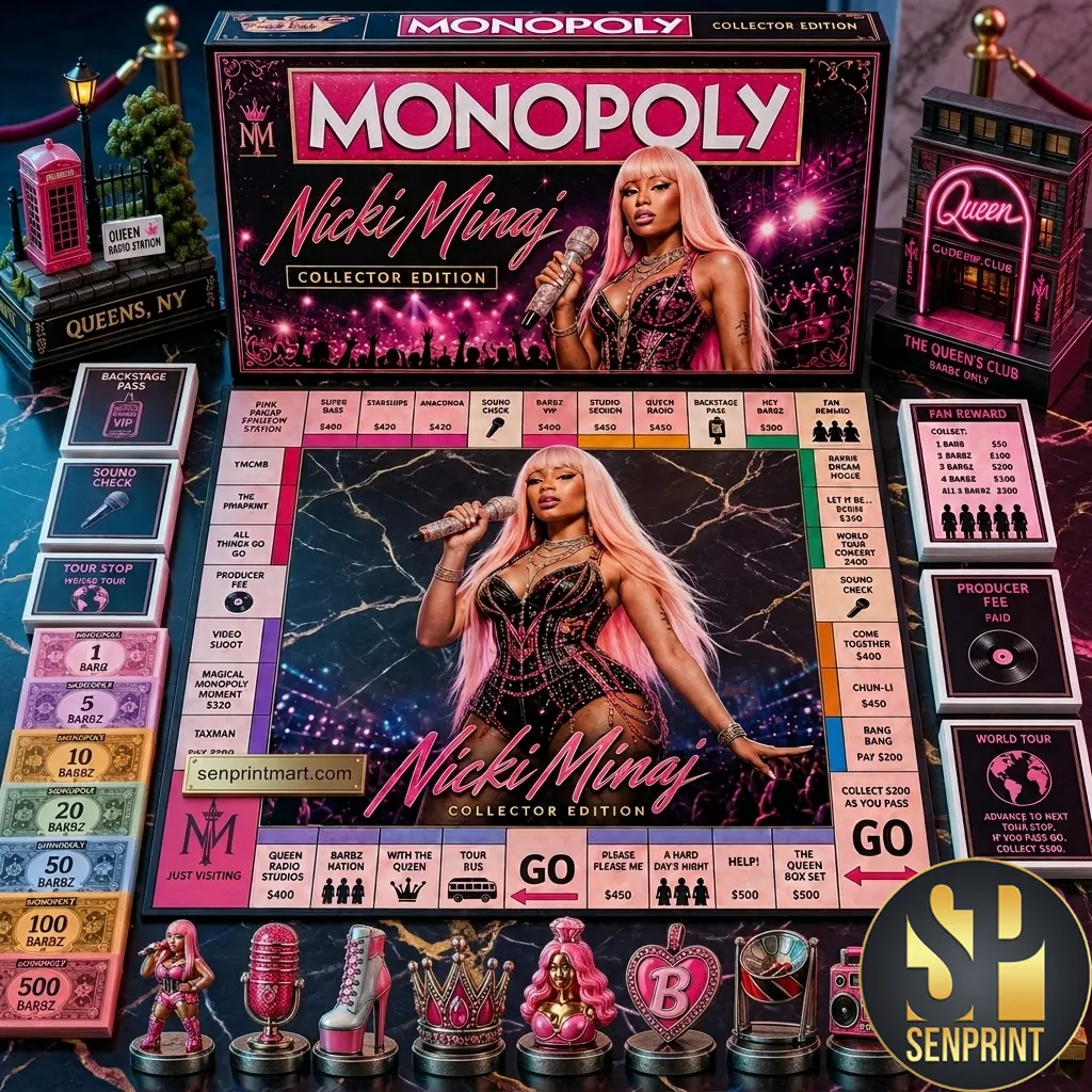 Nicki Minaj Monopoly Collector Edition Premium Board Game