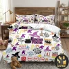 Cute Pokemon Pikachu and Friends Patchwork Quilt Set Cute Pokemon Pikachu and Friends Patchwork Quilt Set