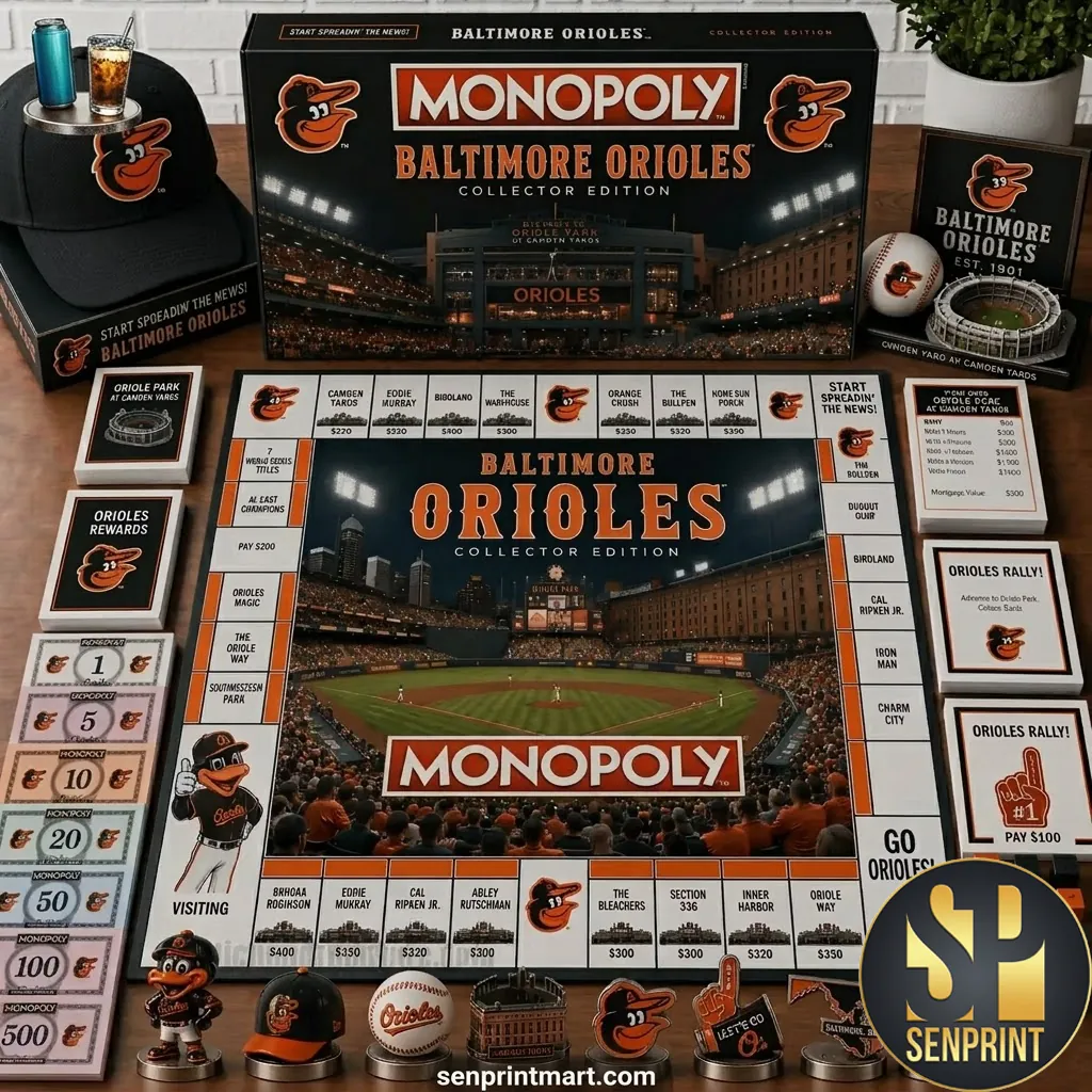 Baltimore Orioles Collector Edition Monopoly Board Game