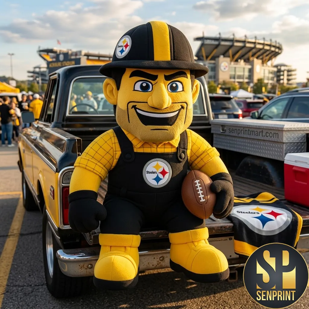 Pittsburgh Steelers Mascot Premium Plush Pillow