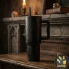 Matte Black Halloween Spider Web 40oz Insulated Tumbler Matte Black Halloween Spider Web 40oz Insulated Tumbler