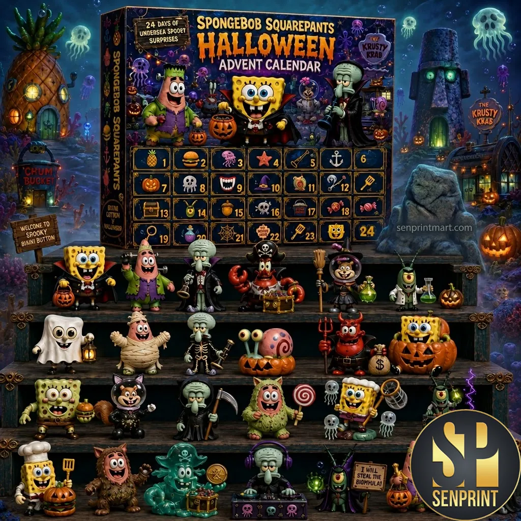 SpongeBob SquarePants Spooky Halloween 24 Day Advent Calendar