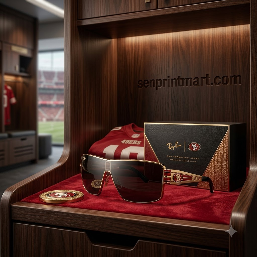 San Francisco 49ers Premium Gold Edition Unisex Sunglasses