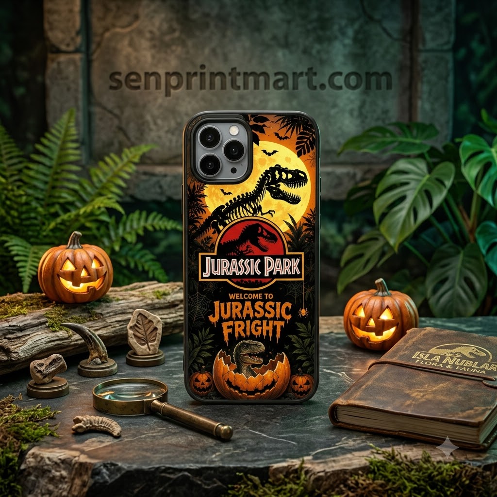 Jurassic Park Jurassic Fright Halloween Theme Phone Case