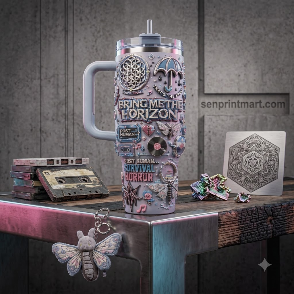 Bring Me The Horizon Post Human 40oz Insulated Tumbler