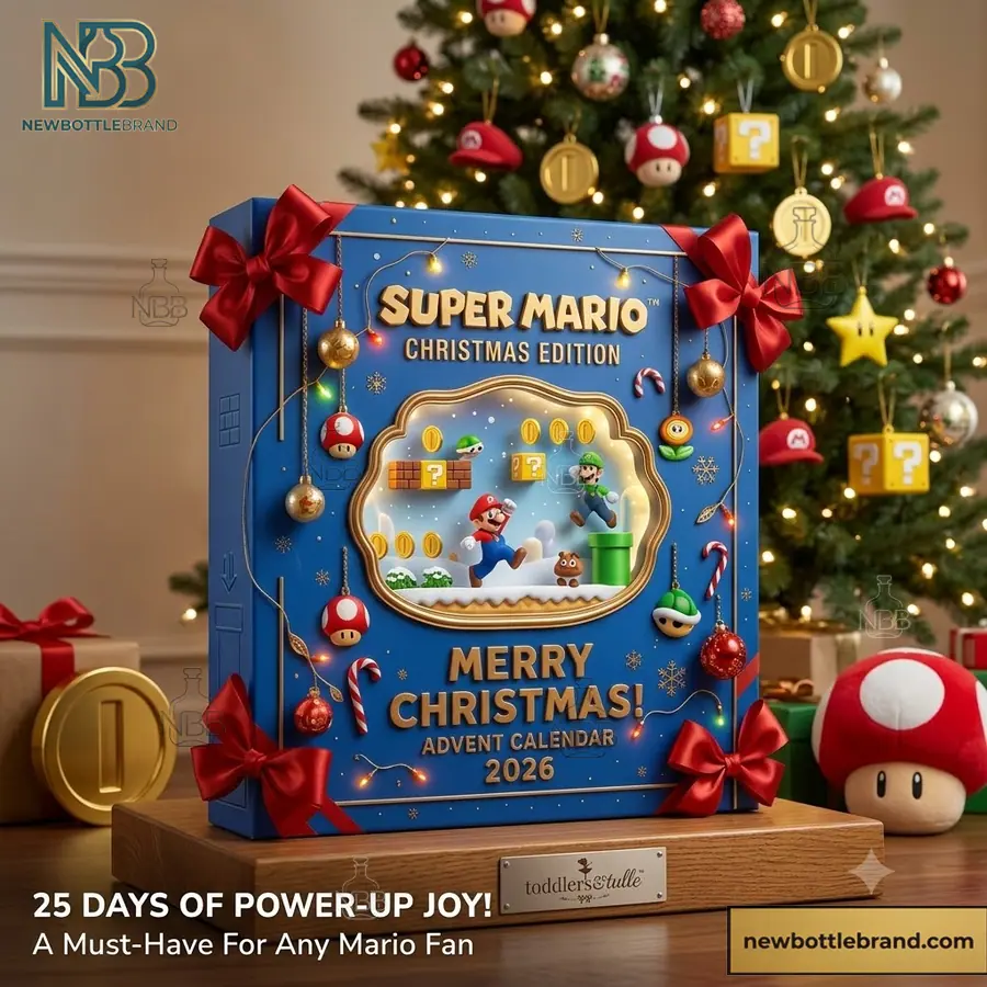 Super Mario 2026 Christmas Edition 25 Hand-Painted Collectible Ornaments Holiday Countdown Advent Calendar Super Mario 2026 Christmas Edition 25 Hand-Painted Collectible Ornaments Holiday Countdown Advent Calendar