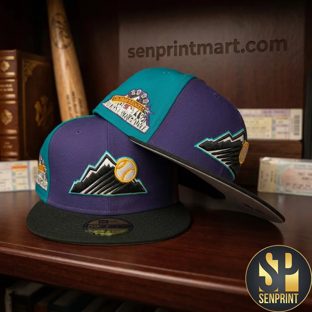 Colorado Rockies 1998 All Star Game Pinwheel 59Fifty Fitted Hat