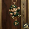 Oklahoma Sooners Mascot 3D Embroidered Dangle Earrings