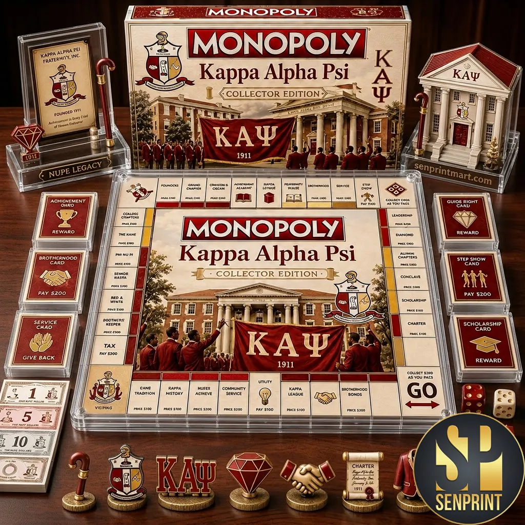 Kappa Alpha Psi Fraternity Collector Edition Monopoly Board Game