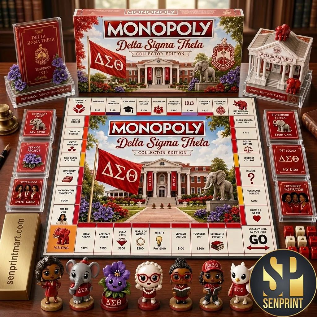 Delta Sigma Theta Monopoly Collector Edition Board Game