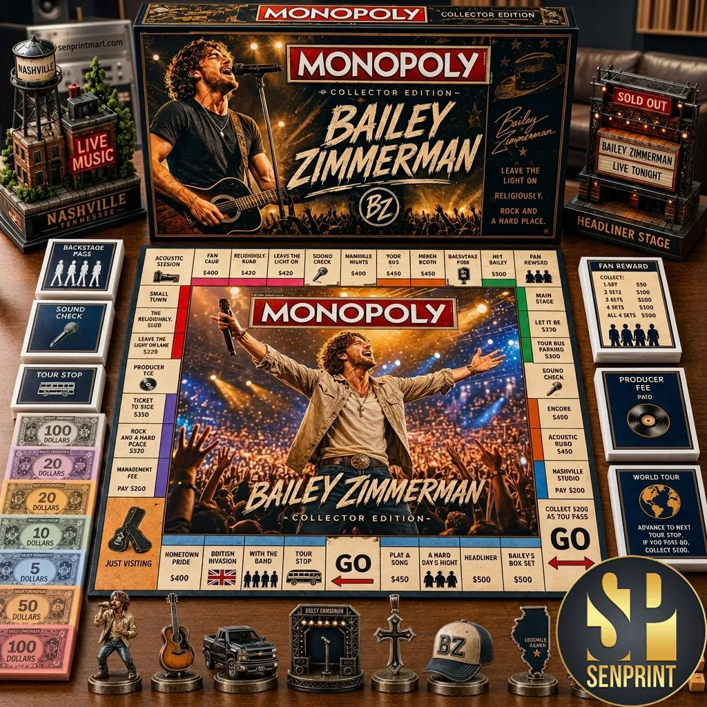 Bailey Zimmerman Collector Edition Monopoly Board Game