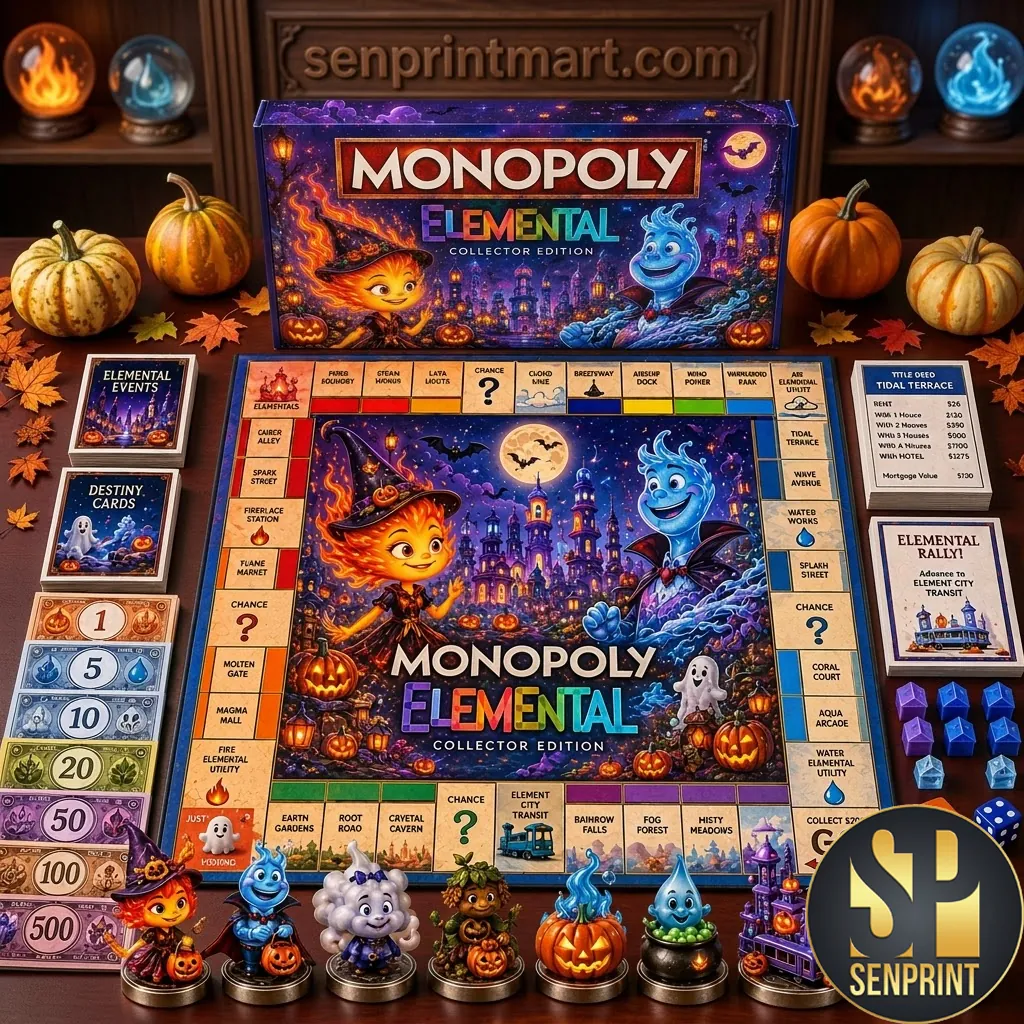 Monopoly Elemental Collector Edition Fantasy Board Game