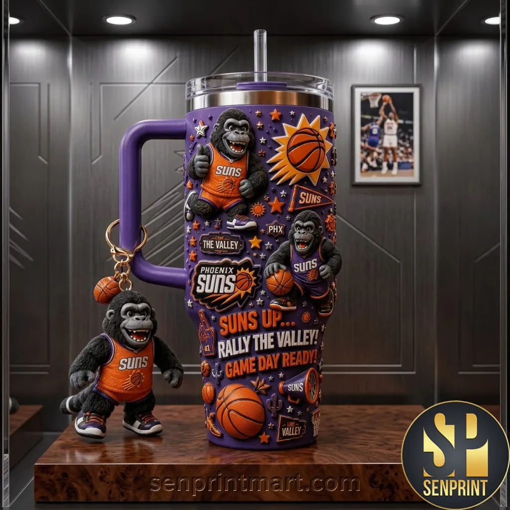 Phoenix Suns 3D Rally The Valley 40oz Tumbler