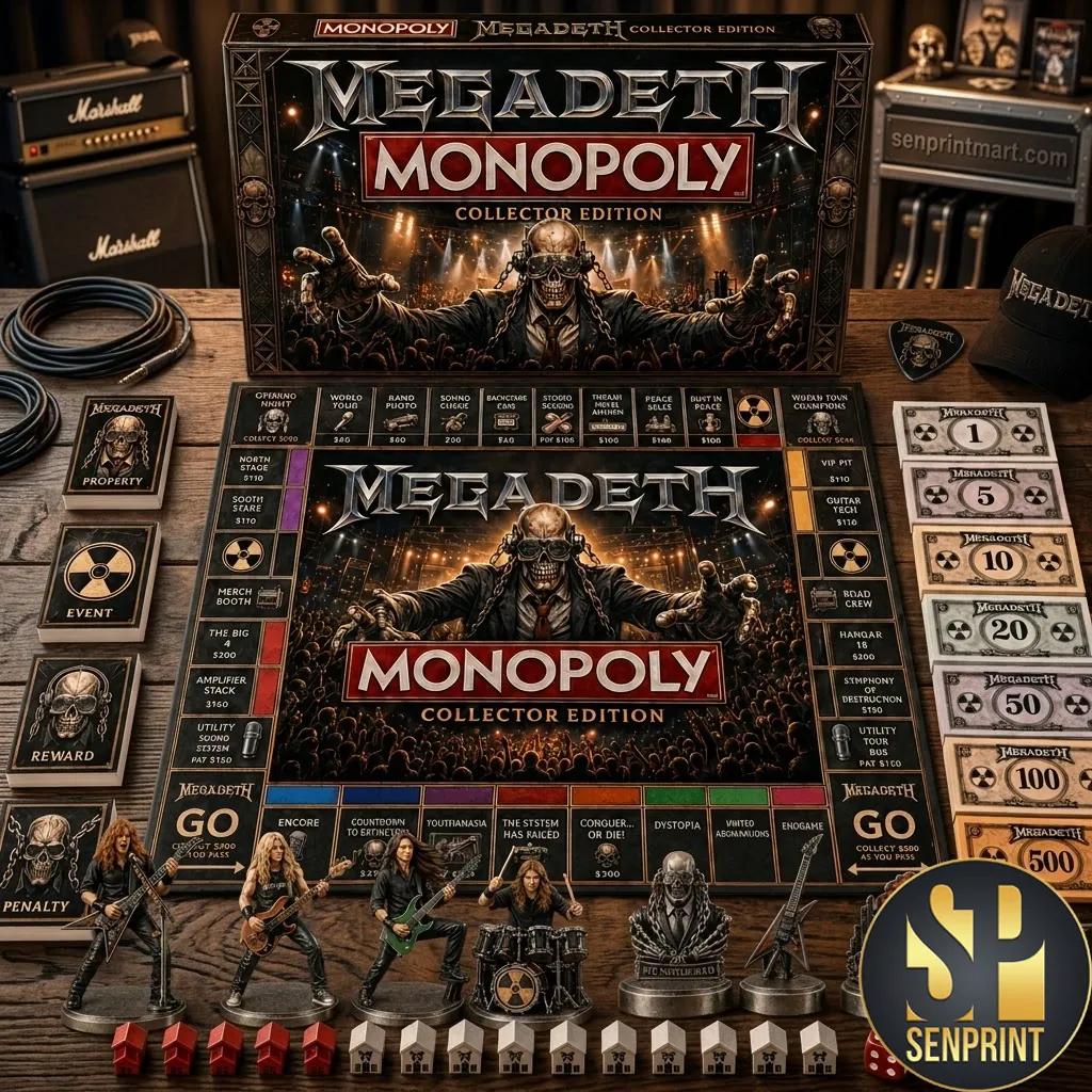 Megadeth Monopoly Collector Edition Premium Board Game