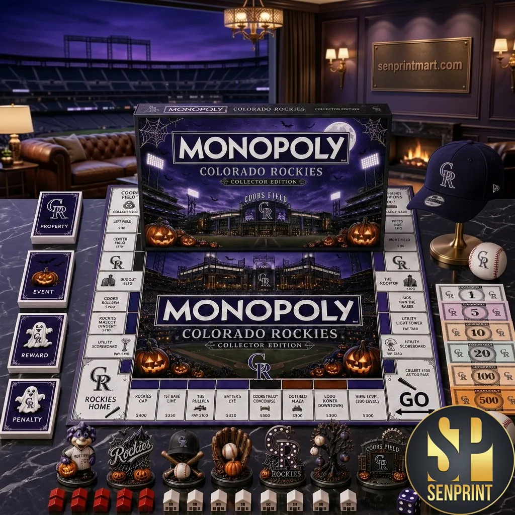 Colorado Rockies Monopoly Collector Edition Board Game