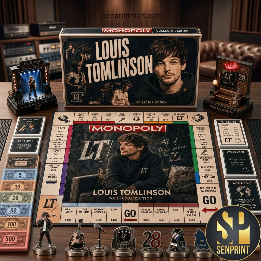 Louis Tomlinson Walls Collector Edition Monopoly Board Game