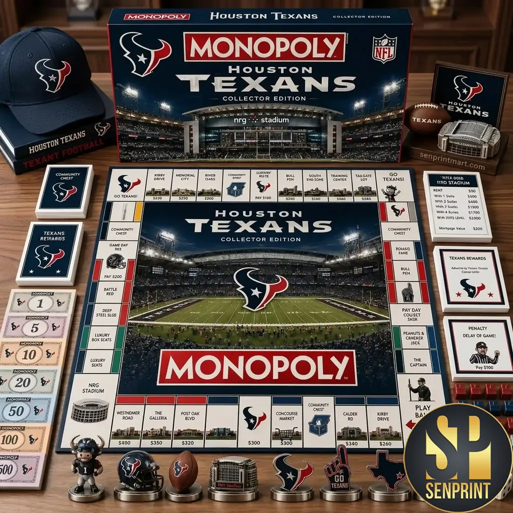 Houston Texans NFL Collector Edition Monopoly Board Game