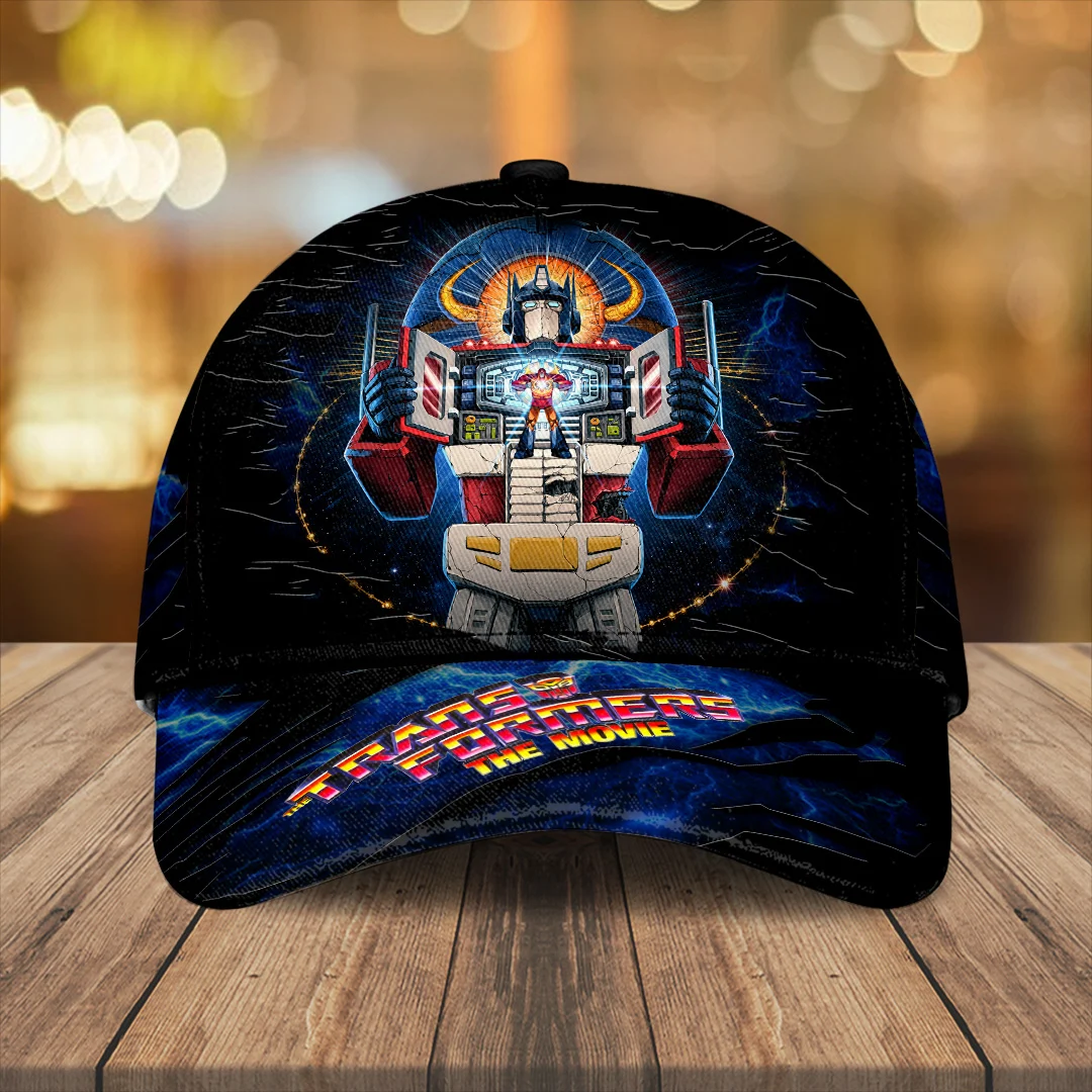 Transformers 40th Anniversary Optimus Prime Matrix of Leadership Retro Movie Graphic Baseball Cap