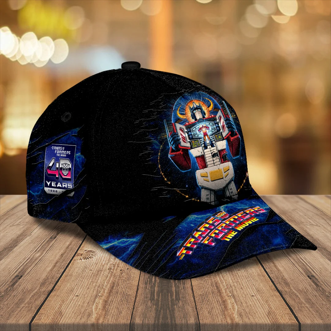 Transformers 40th Anniversary Optimus Prime Matrix of Leadership Retro Movie Graphic Baseball Cap Transformers 40th Anniversary Optimus Prime Matrix of Leadership Retro Movie Graphic Baseball Cap