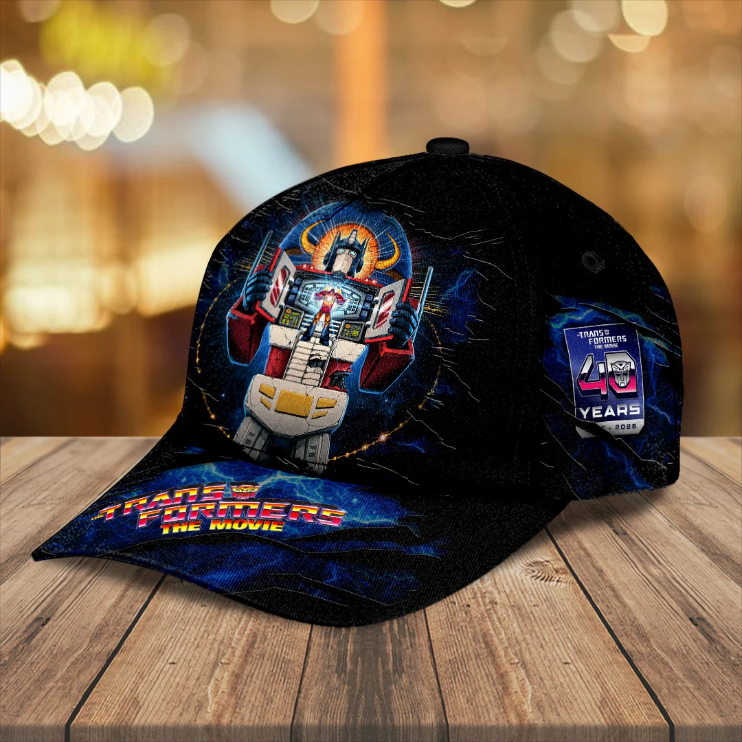 Transformers 40th Anniversary Optimus Prime Matrix of Leadership Retro Movie Graphic Baseball Cap Transformers 40th Anniversary Optimus Prime Matrix of Leadership Retro Movie Graphic Baseball Cap