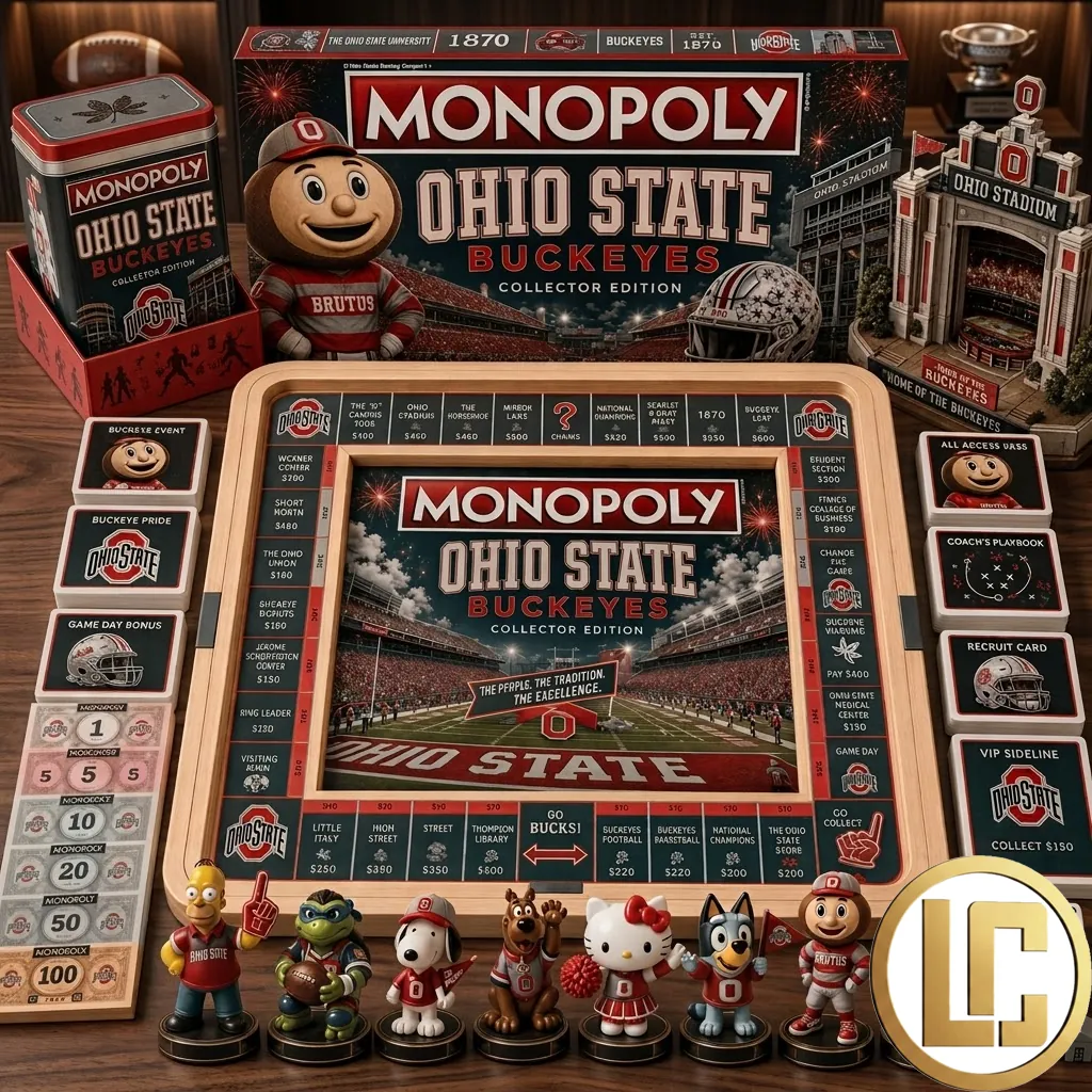 Ohio State Buckeyes Monopoly Collector Edition Board Game