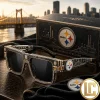LSU Tigers Premium Gold Metal Unisex Sunglasses LSU Tigers Premium Gold Metal Unisex Sunglasses