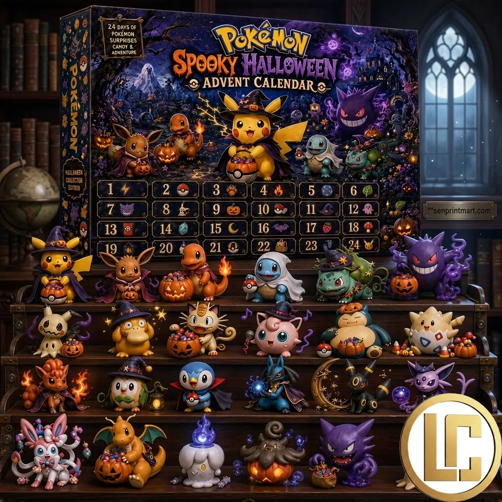 Pokemon Spooky Halloween 24 Day Premium Advent Calendar