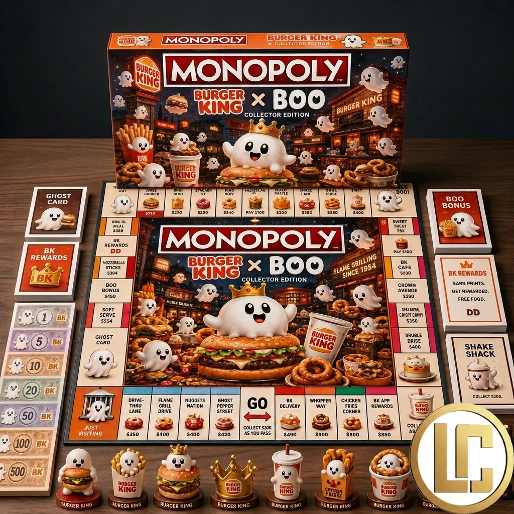 Burger King X Boo Monopoly Collector Edition Board Game