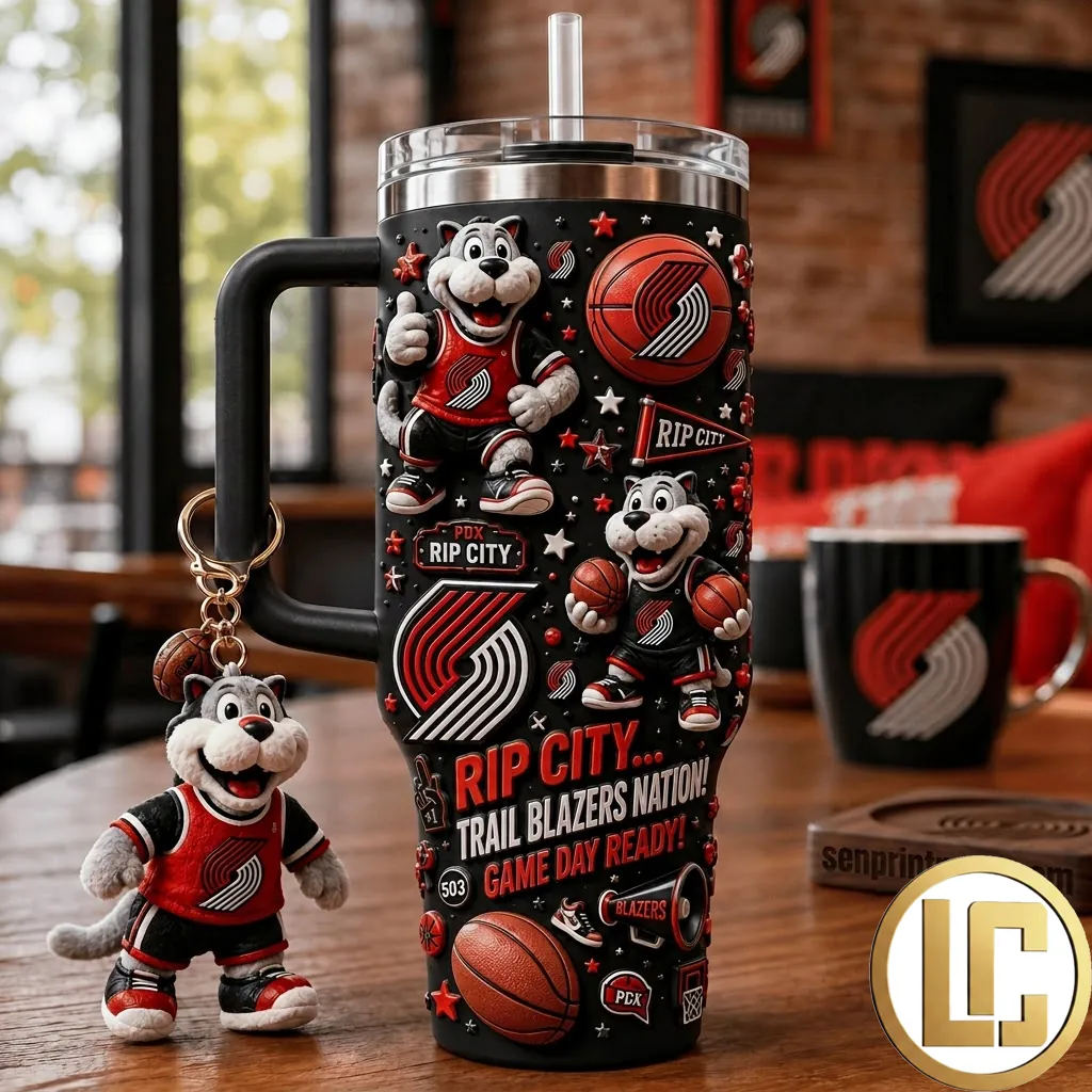 Portland Trail Blazers Rip City 40oz Insulated Tumbler
