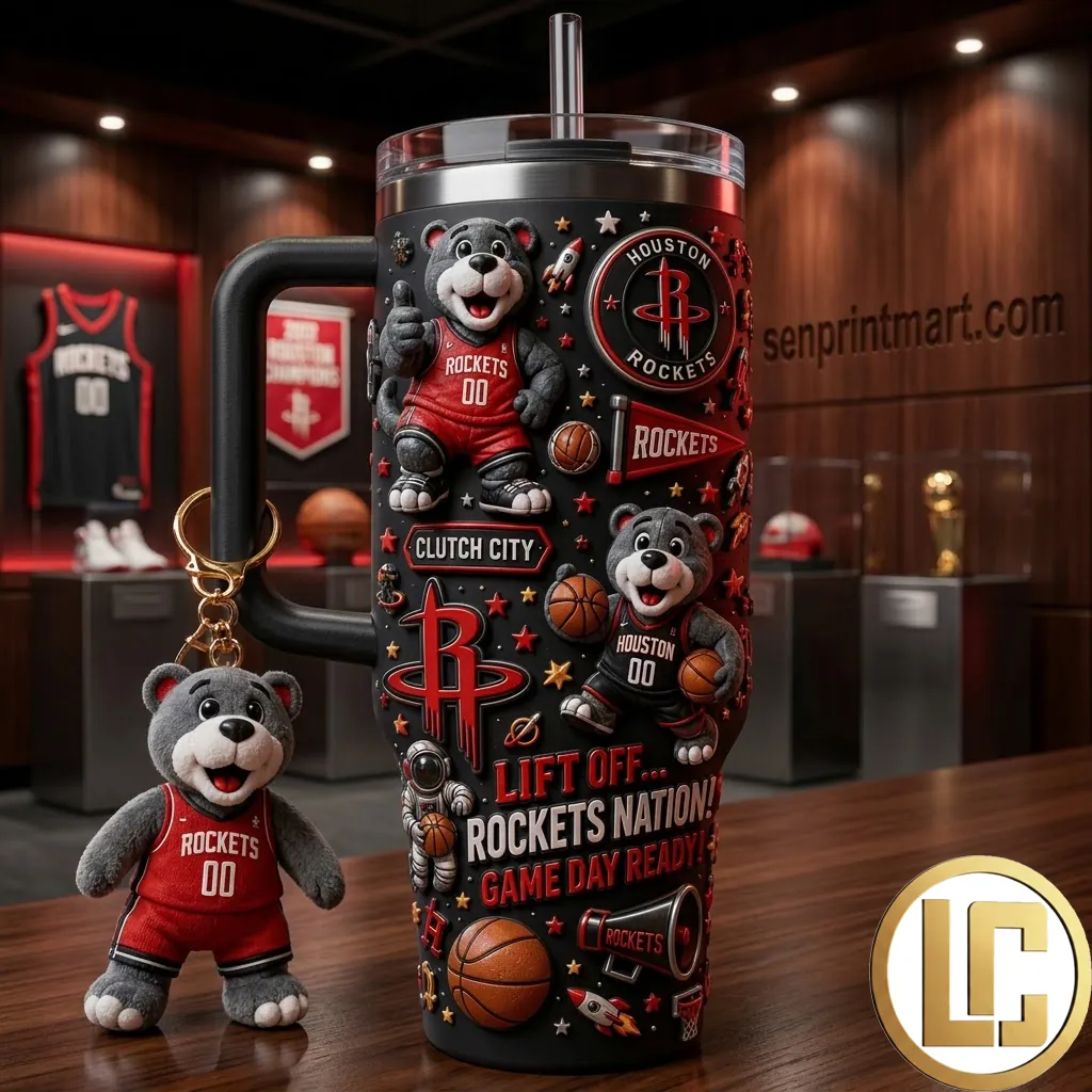 Houston Rockets Clutch City 40oz Insulated Travel Tumbler