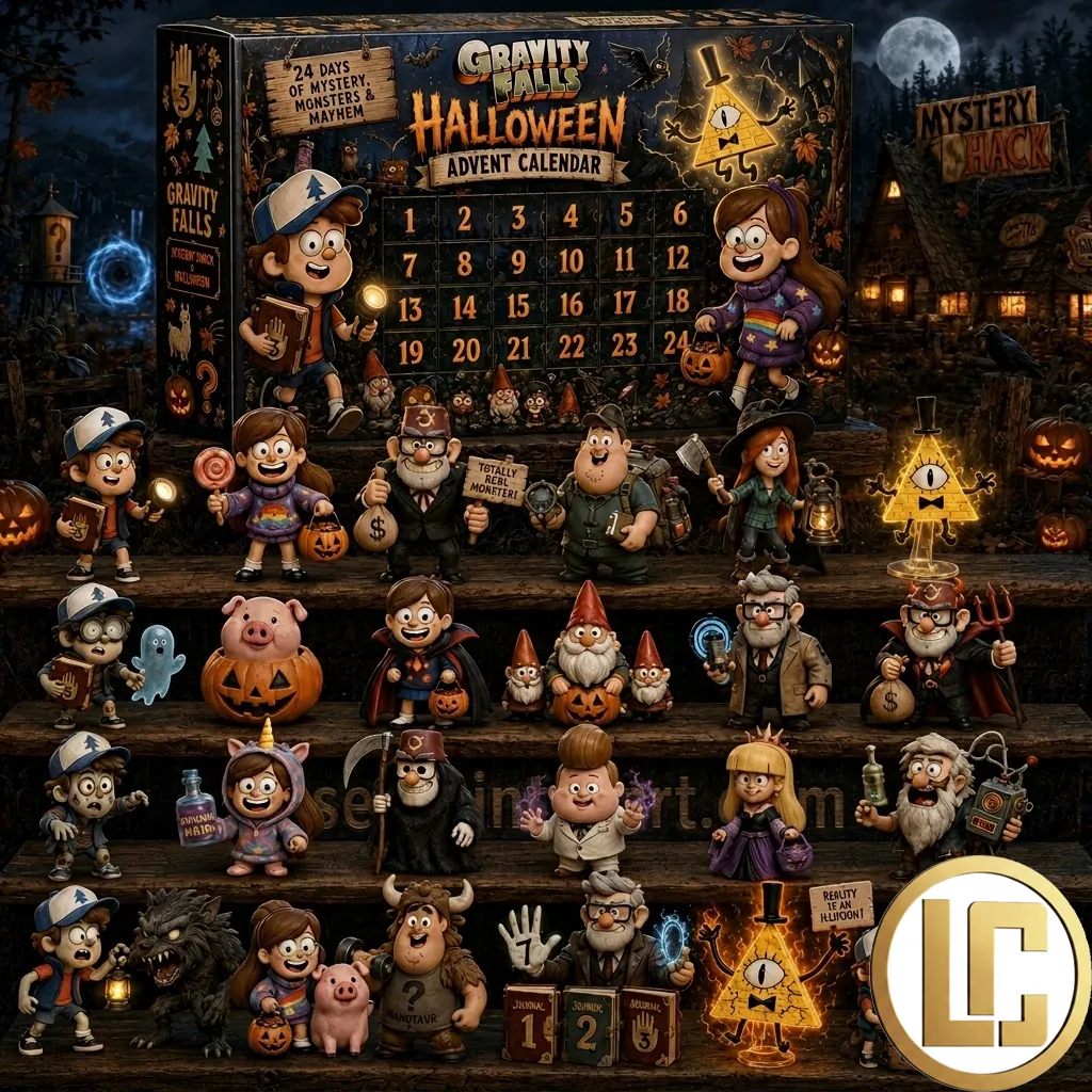 Gravity Falls Halloween Mystery 24 Day Advent Calendar