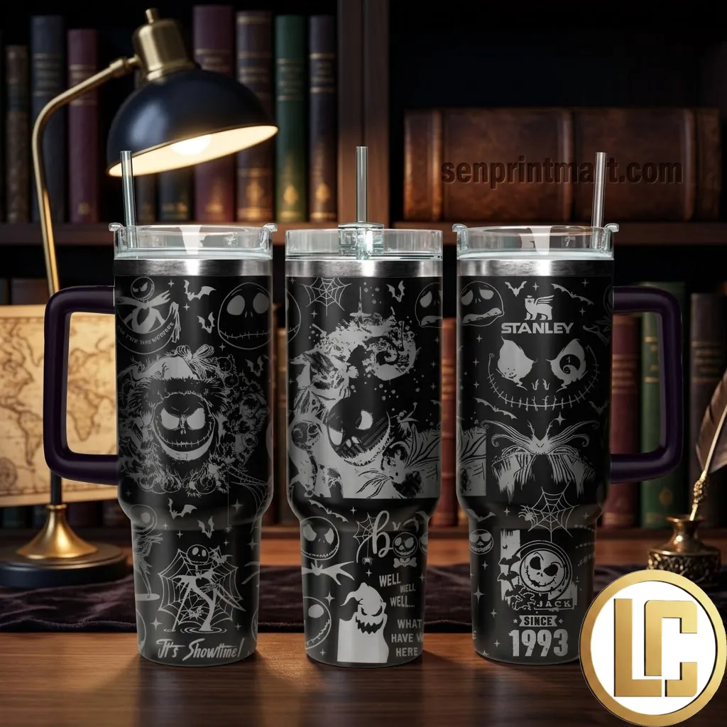 Nightmare Before Christmas Jack Skellington 40oz Stanley Tumbler