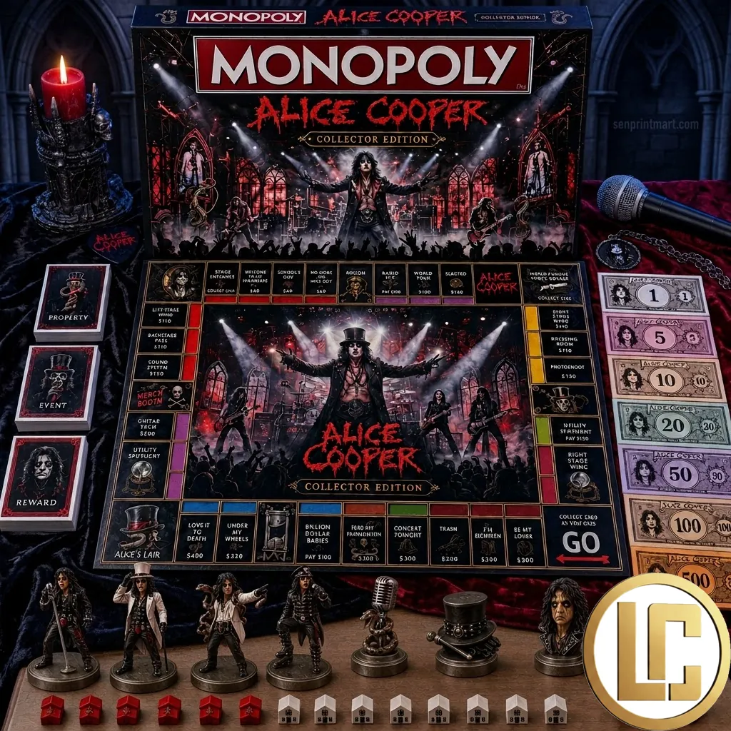 Alice Cooper Monopoly Collector Edition Board Game