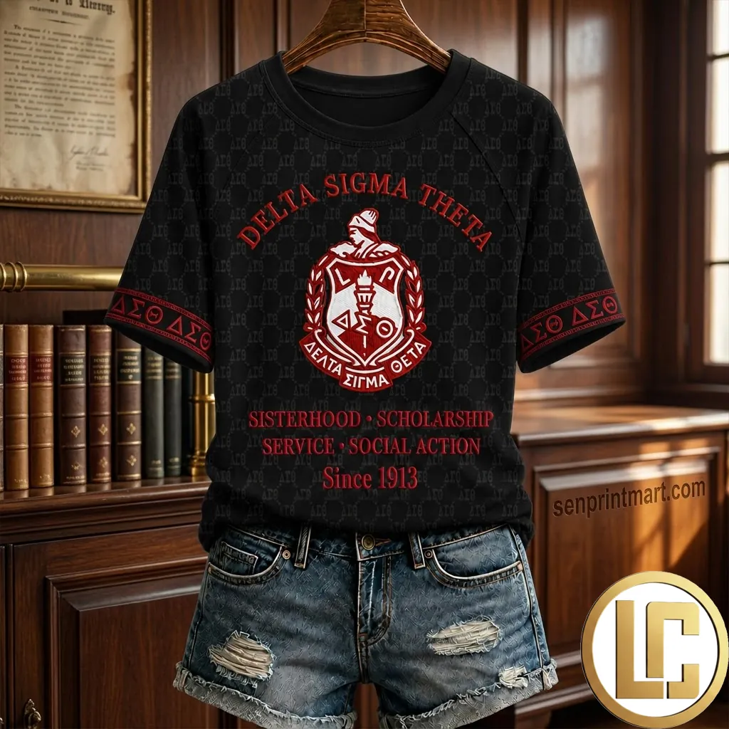 Delta Sigma Theta 1913 Sisterhood Premium Graphic T-Shirt