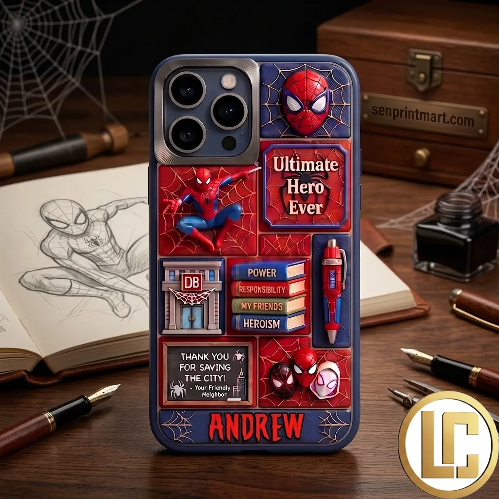 Personalized Spider Hero Ultimate Hero Ever 3D Phone Case