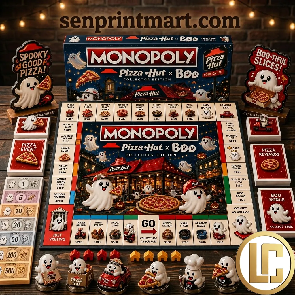 Pizza Hut x Boo Monopoly Collector Edition Board Game