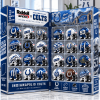 Indianapolis Colts NFL Riddell Speed Mini Helmet 24-Piece Holiday Christmas Countdown Advent Calendar