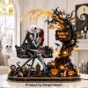 Nightmare Before Christmas Jack Skellington Reading Bookshelf Lamp Nightmare Before Christmas Jack Skellington Reading Bookshelf Lamp