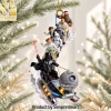 Personalized Beauty And The Beast Couple Ornament For Anniversary Personalized Beauty And The Beast Couple Ornament For Anniversary