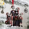 Personalized Superhero Fist Family 250th Anniversary Christmas Ornament